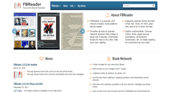 Desktop Screenshot of fbreader.org